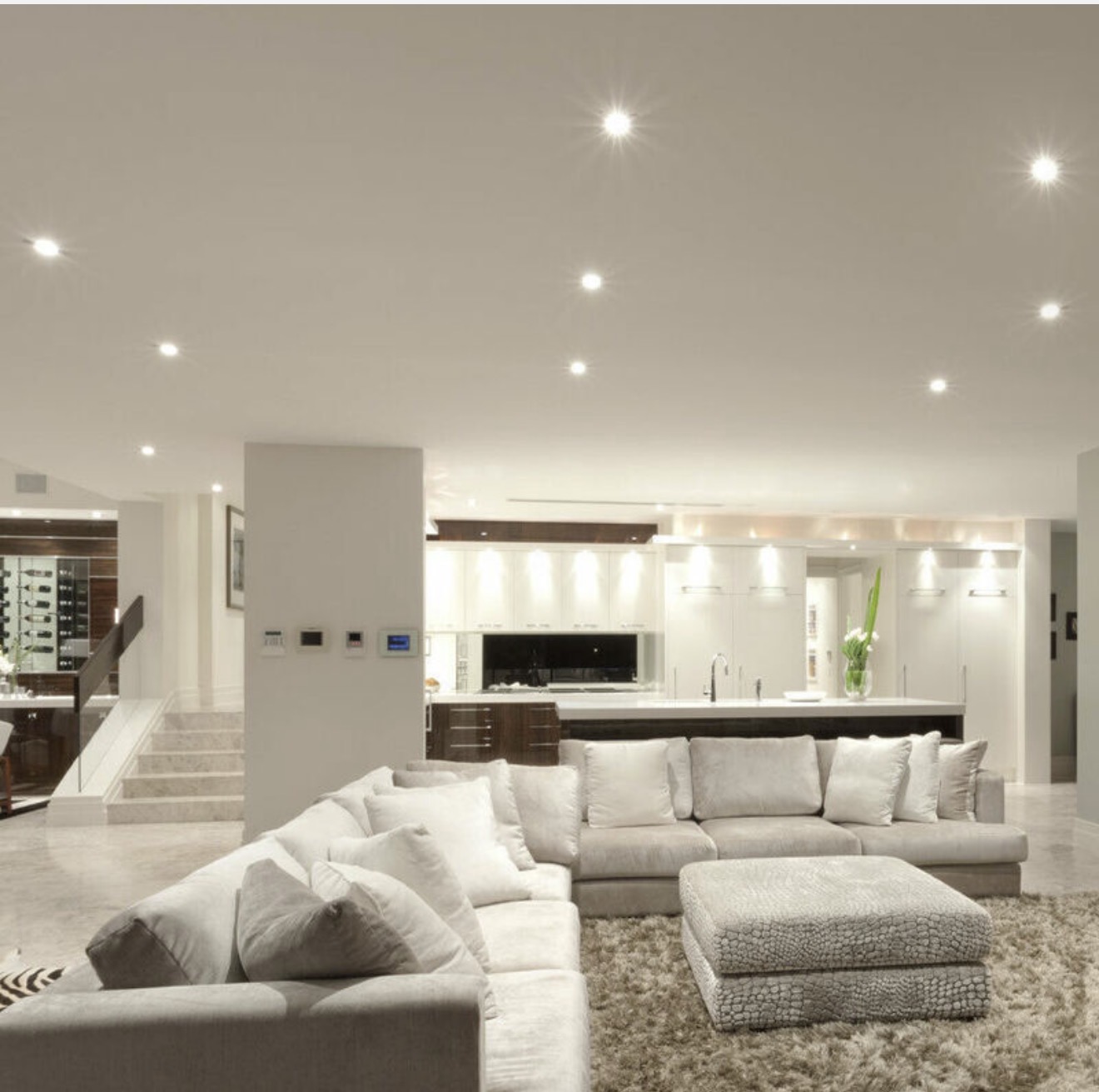 Salon éclairage LED